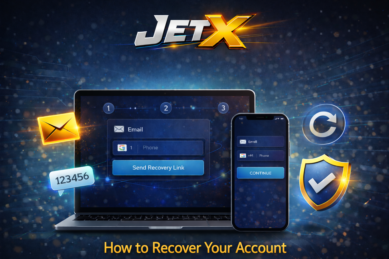 How to Recover JetX Account