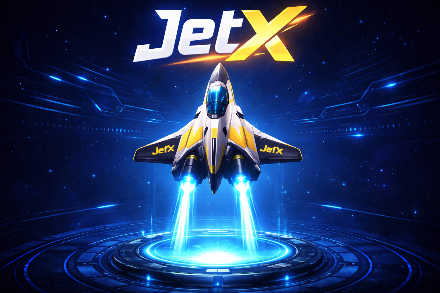 JetX casino game interface with rising multiplier and cashout button